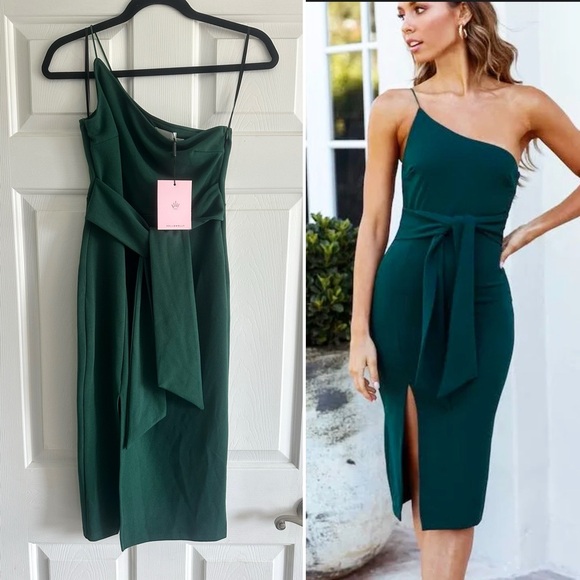 Hello Molly Green Dress - Picture 1 of 1